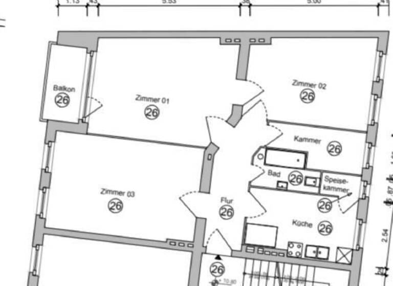 Wohnung zum Kauf 302.810 € 3 Zimmer 81,1 m²<br/>Wohnfläche 3.<br/>Geschoss Weißensee Berlin 13088