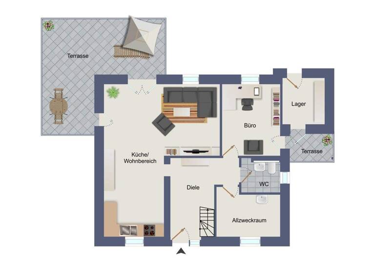 Einfamilienhaus zum Kauf 6 Zimmer 175,5 m² 608 m² Grundstück Wüstenrot Wüstenrot / Weihenbronn 71543