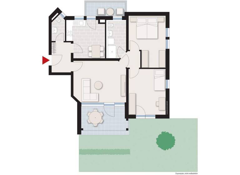 Wohnung zum Kauf provisionsfrei 398.000 € 3 Zimmer 83,4 m² EG Finkenstr. 35 Plattenhardt Filderstadt 70794