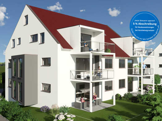 Terrassenwohnung zum Kauf provisionsfrei 560.000 € 3 Zimmer 119 m² 2. Geschoss frei ab sofort Sickenhausen Reutlingen 72768