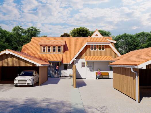 Doppelhaushälfte zum Kauf provisionsfrei 338.600 € 4 Zimmer 109,8 m² 375 m² Grundstück frei ab sofort Heiligenhagen Satow 18239