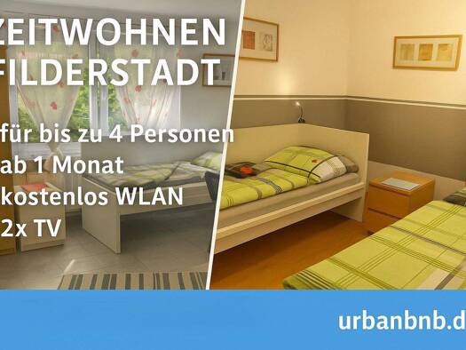 Wohnung zur Miete Wohnen auf Zeit 1.200 € 2 Zimmer 42 m² frei ab 21.09.2026 Jakobstrasse 0 Sielmingen Filderstadt-Sielmingen 70794
