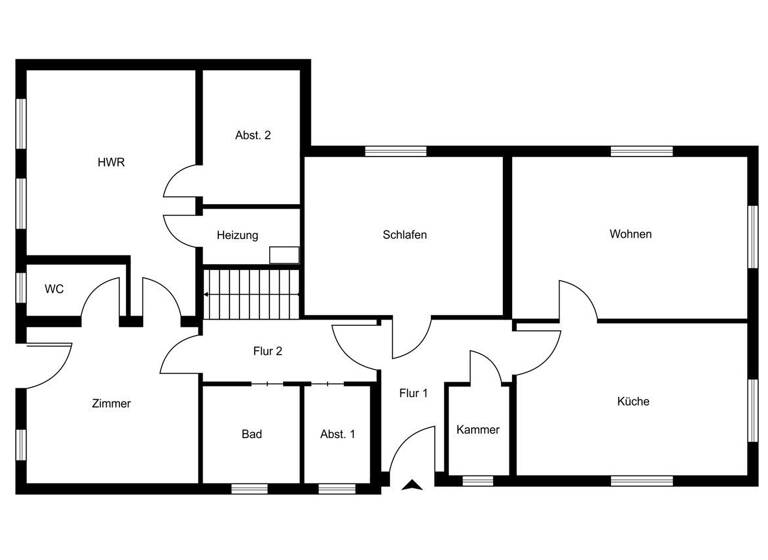 Einfamilienhaus zum Kauf 195.000 € 5 Zimmer 91 m²<br/>Wohnfläche 1.047 m²<br/>Grundstück Buttforde Wittmund 26409