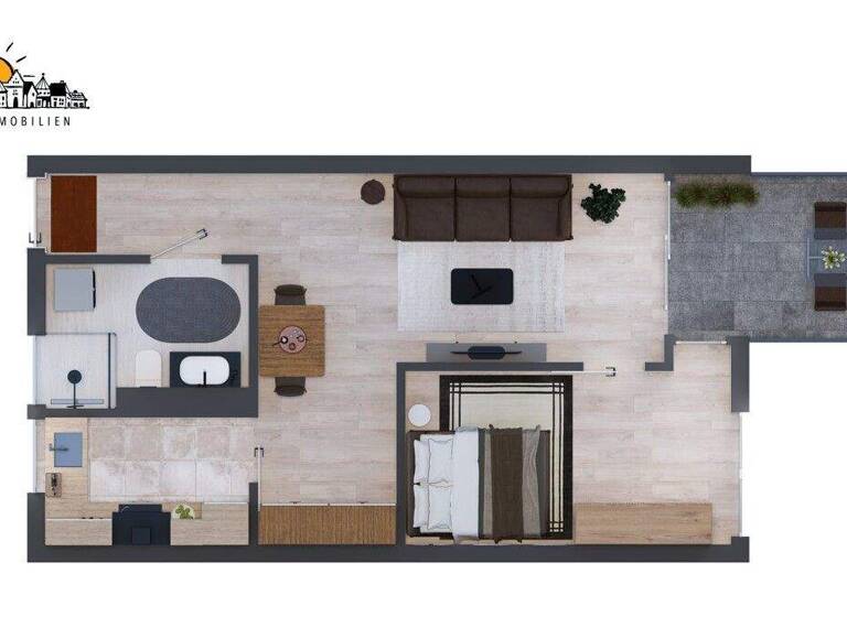 Wohnung zum Kauf 232.000 € 2 Zimmer 49 m² 2. Geschoss frei ab 01.04.2026 Schwabmünchen 86830