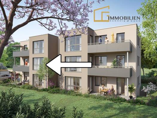 Wohnung zum Kauf - Erstbezug provisionsfrei 435.000 € 3 Zimmer 81,4 m² Hallstadt Hallstadt 96103
