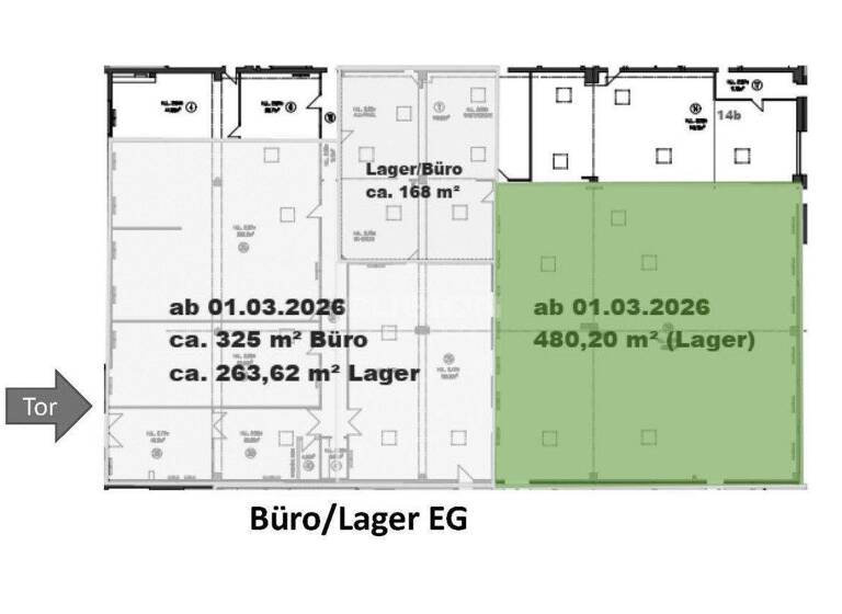 Büro zur Miete provisionsfrei 6 € 467 m² Bürofläche teilbar ab 467 m² Wattenscheid Bochum 44867