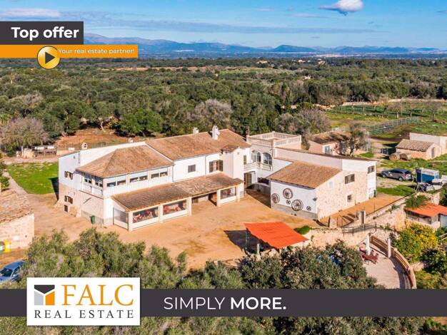 Landhaus zum Kauf provisionsfrei 3.800.000 € 8 Zimmer 899 m² 49.984 m² Grundstück Lloret de Vistalegre 07518