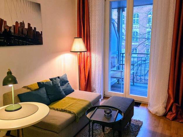Wohnung zur Miete Wohnen auf Zeit 1.350 € 2 Zimmer 35 m² frei ab sofort Neustadt Hamburg 20355