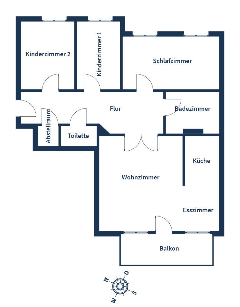 Wohnung zum Kauf 165.000 € 4 Zimmer 90 m²<br/>Wohnfläche 1.<br/>Geschoss Götz Groß Kreutz 14550