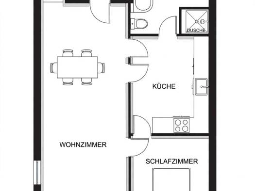 Wohnung zur Miete 485 € 2 Zimmer 59 m² frei ab 01.11.2026 Ilmenau Ilmenau 98693