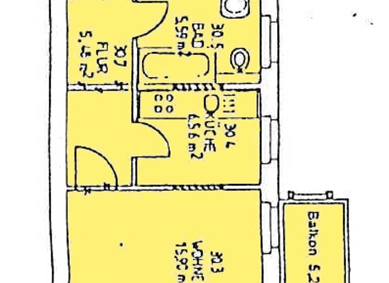 Wohnung zur Miete 445 € 2 Zimmer 63,7 m² 3. Geschoss Halberstädter Straße 151 Sudenburg Magdeburg 39112