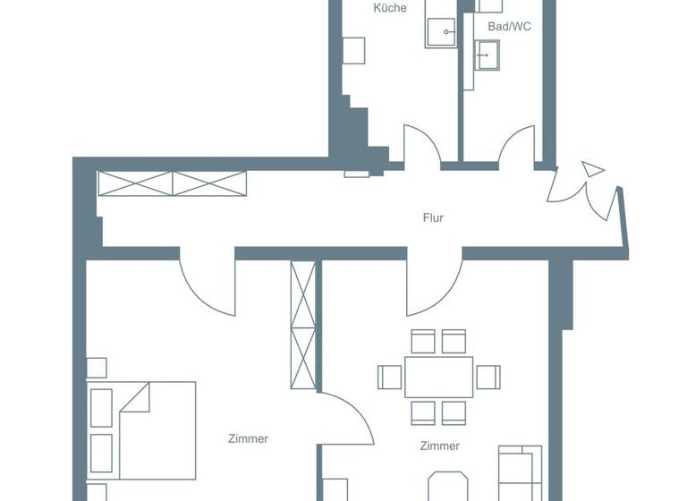 Wohnung zum Kauf 568.000 € 2 Zimmer 73,8 m² 4. Geschoss Hagenauer Straße 3 Prenzlauer Berg Berlin 10435