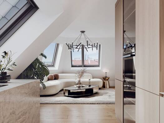 Wohnung zum Kauf - Erstbezug 599.000 € 2 Zimmer 62,8 m² 5. Geschoss Burggasse 119 Wien 1070
