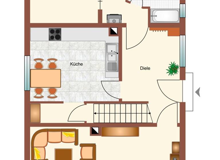 Einfamilienhaus zum Kauf 189.000 € 4 Zimmer 90 m² 1.247 m² Grundstück Leherheide Bremerhaven 27578