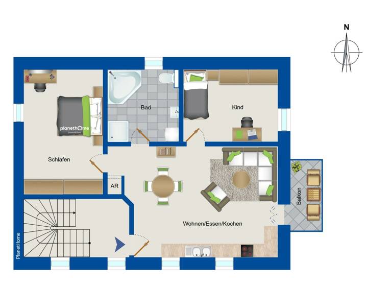 Wohnung zum Kauf 265.000 € 3 Zimmer 76,6 m²<br/>Wohnfläche 1.<br/>Geschoss Vach 180 Fürth 90768
