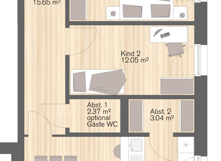 Wohnung zum Kauf - Neubau provisionsfrei 410.000 € 4 Zimmer 110 m² 3. Geschoss Innenstadt Zwickau 08056