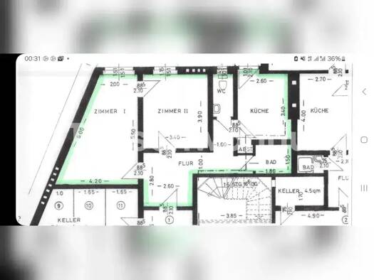 Wohnung zur Miete Tauschwohnung 975 € 2 Zimmer 68 m² Niendorf Hamburg 20144