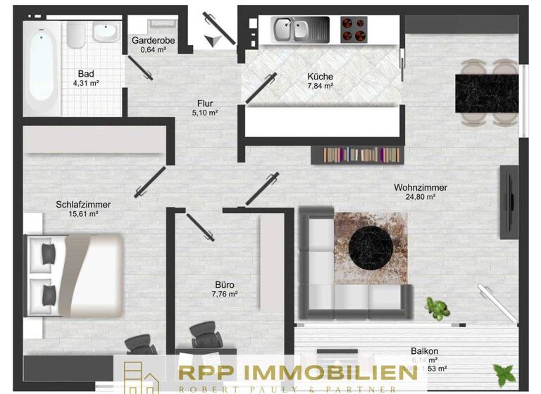 Wohnung zum Kauf 219.000 € 2,5 Zimmer 67,6 m² 6. Geschoss Lohhof Unterschleißheim 85716