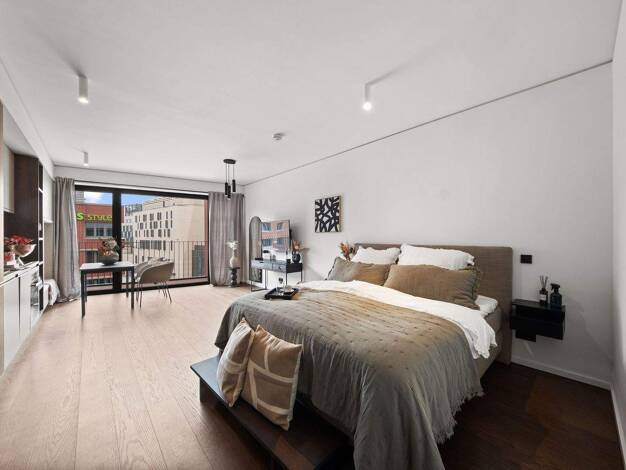 Wohnung zur Miete - Erstbezug 1.664 € 1 Zimmer 49 m² 6. Geschoss Überseeplatz 1 HafenCity Hamburg 20457