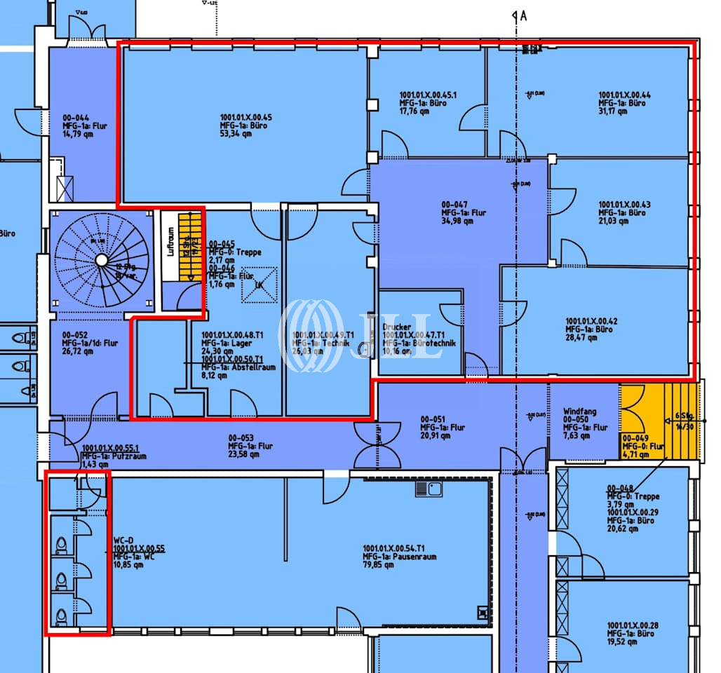 Bürofläche zur Miete provisionsfrei 6,80 € 4.167 m²<br/>Bürofläche Industriegebiet Heilbronn 74076