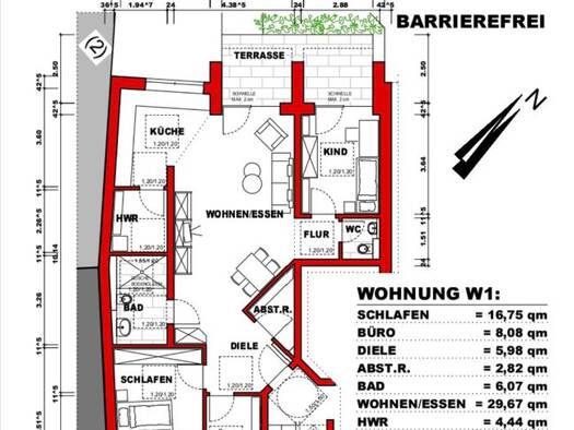 Terrassenwohnung zum Kauf provisionsfrei 382.356 € 4 Zimmer 100 m² 3 Geschosse St.Avolder Straße 84 Neuforweiler Saarlouis 66740