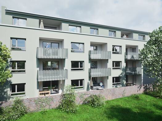 Wohnung zum Kauf - Erstbezug provisionsfrei 3 Zimmer 78,4 m² EG Bischof-Meiser-Straße 14 Ansbach Ansbach 91522