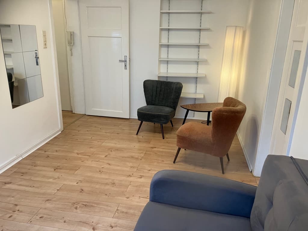 Wohnung zur Miete Wohnen auf Zeit 1.690 € 2 Zimmer 40 m²<br/>Wohnfläche 02.01.2025<br/>Verfügbarkeit Beltgens Garten Hamm Hamburg 20537