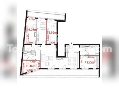 Wohnung zur Miete 3.010 € 5,5 Zimmer 157 m² EG Mitte Berlin 10115