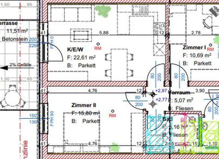 Wohnung zum Kauf - Neubau 259.374 € 3 Zimmer 61 m²<br/>Wohnfläche 1.<br/>Geschoss Gratwein-Straßengel 8111