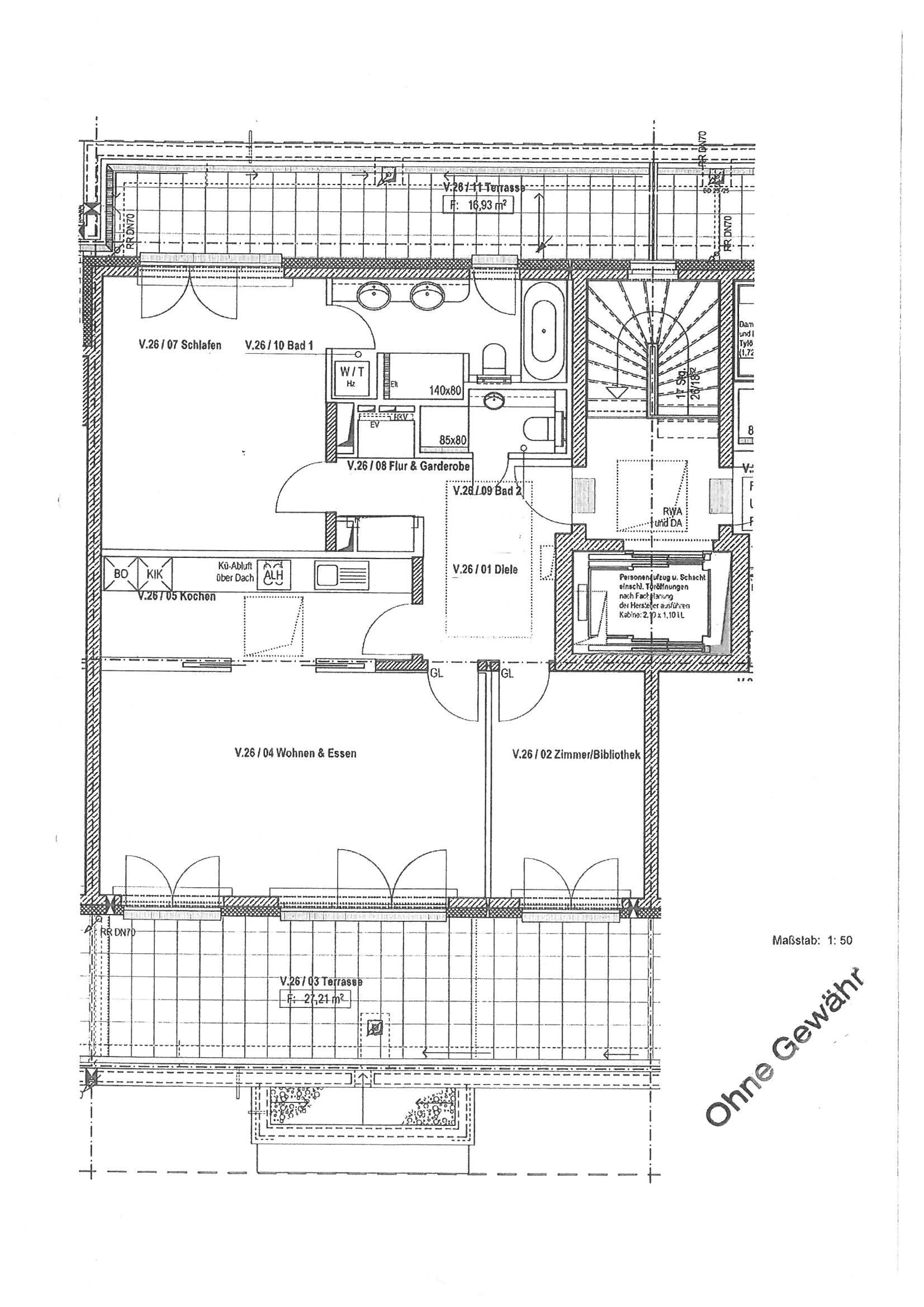 Penthouse zum Kauf 1.345.000 € 3 Zimmer 110,9 m²<br/>Wohnfläche 6.<br/>Geschoss Wilmersdorf Berlin 10707