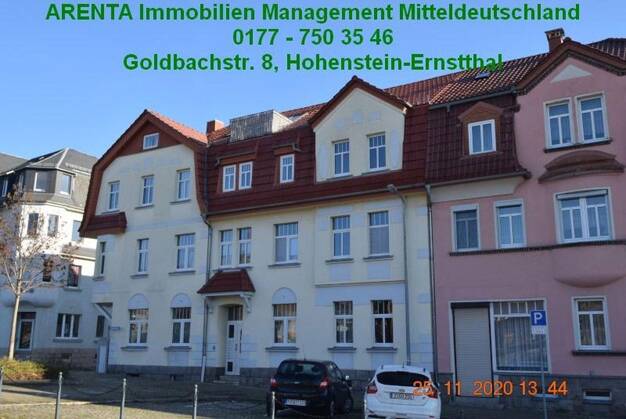 Wohnung zur Miete 380 € 2 Zimmer 64 m² EG Goldbachstraße 8 Hohenstein-Ernstthal Hohenstein-Ernstthal 09337