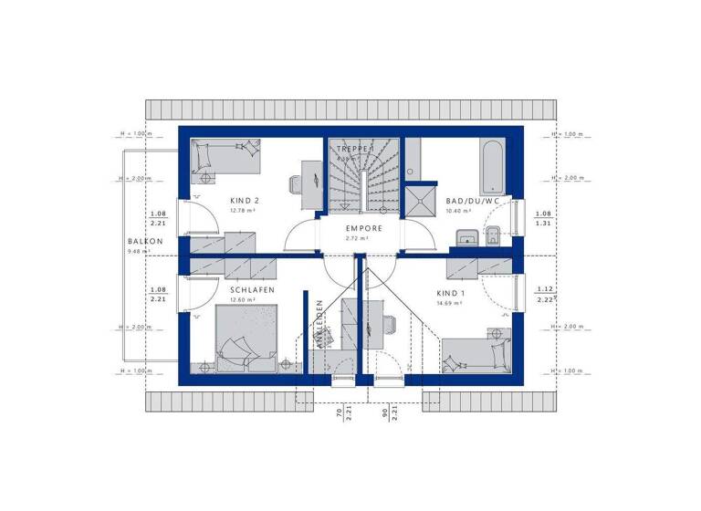 Einfamilienhaus zum Kauf 511.299 € 5,5 Zimmer 122 m² 570 m² Grundstück Hattingen 45527
