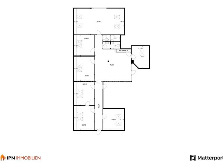 Bürogebäude zur Miete 2.960 € 7 Zimmer 237 m²<br/>Bürofläche Elmenhorst Elmenhorst-Lichtenhagen 18107