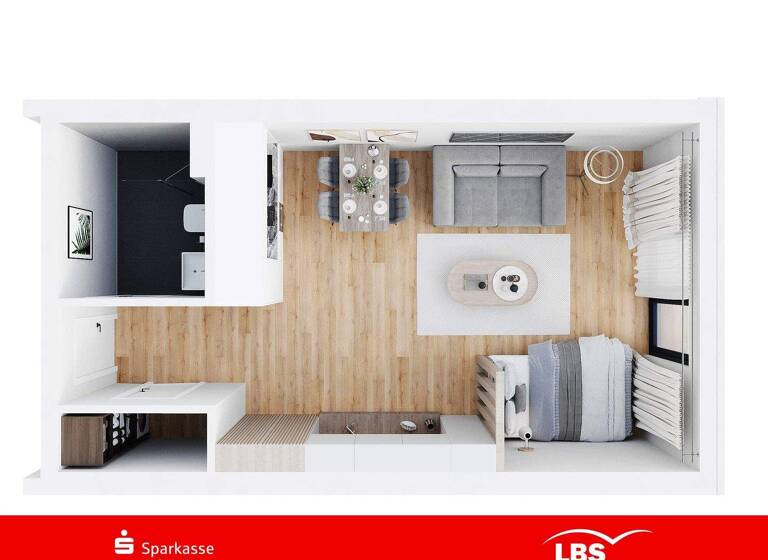 Studio zum Kauf - Erstbezug provisionsfrei 132.500 € 1 Zimmer 36,7 m² Arensdorf Briesen 15518