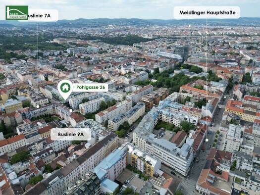 Studio zur Miete 599 € 1 Zimmer 31,5 m² 2. Geschoss frei ab 01.09.2026 Pohlgasse 26 Wien 1120
