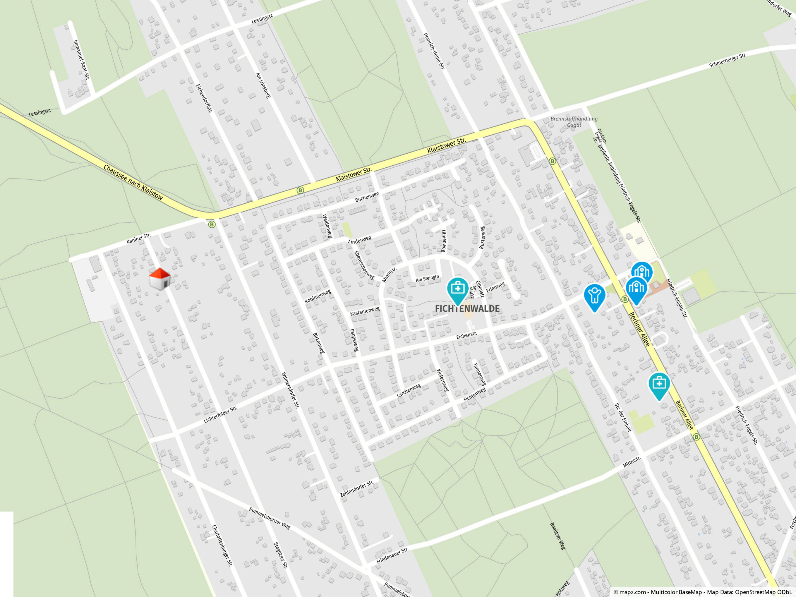 Grundstück zum Kauf 500.000 € 2.840 m²<br/>Grundstück Steglitzer Straße 92 Fichtenwalde Beelitz / Fichtenwalde 14547