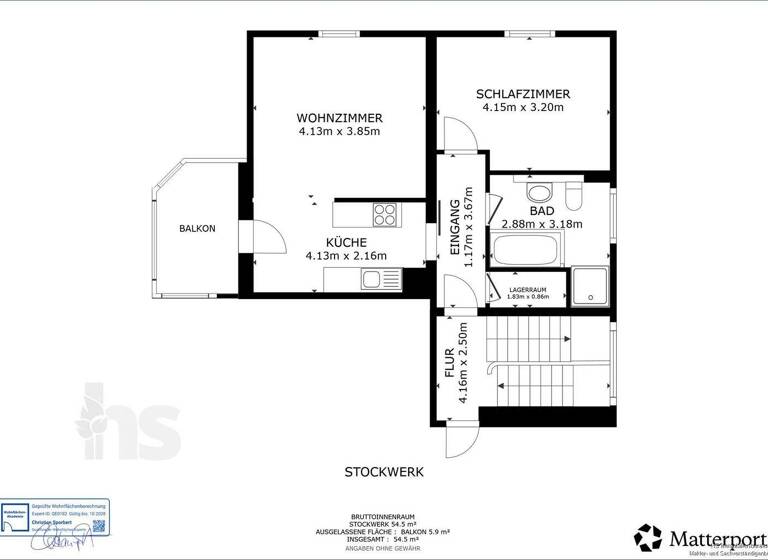 Wohnung zum Kauf provisionsfrei 90.000 € 2 Zimmer 55,8 m² 1. Geschoss Feldwiesenstr. 7 Ammendorf-Beesen Halle 06132