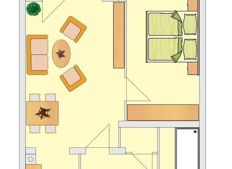 Wohnung zur Miete 500 € 2 Zimmer 55 m² 1. Geschoss frei ab 01.05.2026 Innenstadt Schweinfurt Stadt 97421