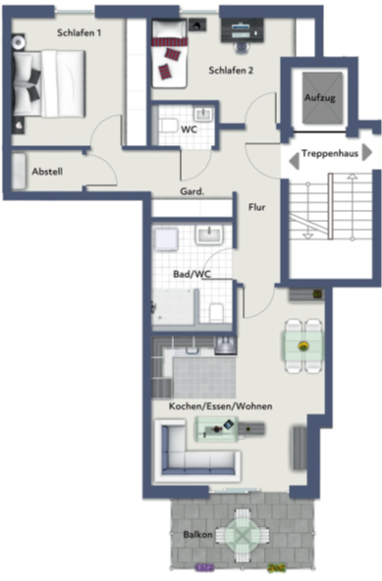 Wohnung zum Kauf 473.000 € 3 Zimmer 74,6 m² Veillodter Straße 22-24 Pirckheimerstraße Nürnberg 90409