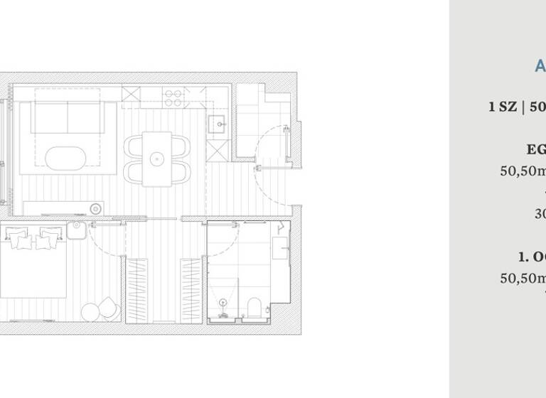 Wohnung zum Kauf - Erstbezug provisionsfrei 419.000 € 2 Zimmer 50,5 m² Petrcane 23231