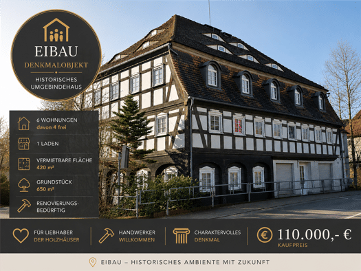 Mehrfamilienhaus zum Kauf 110.000 € 12 Zimmer 423,3 m² 650 m² Grundstück Eibau Kottmar 02739