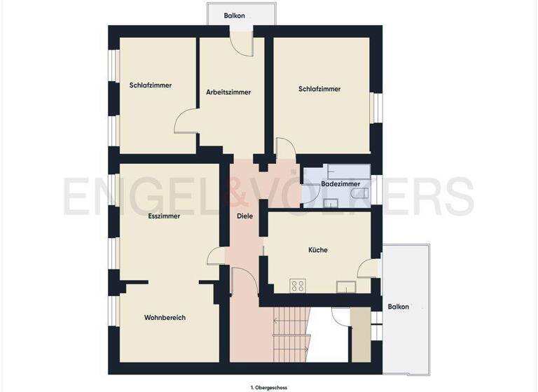 Wohnung zum Kauf 189.000 € 3 Zimmer 98 m² 2. Geschoss Alt-Saarbrücken Saarbrücken 66119