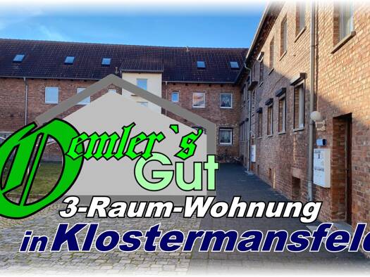 Wohnung zur Miete 450 € 3 Zimmer 70,2 m² 2. Geschoss frei ab sofort Chausseestraße 36 Klostermansfeld 06308