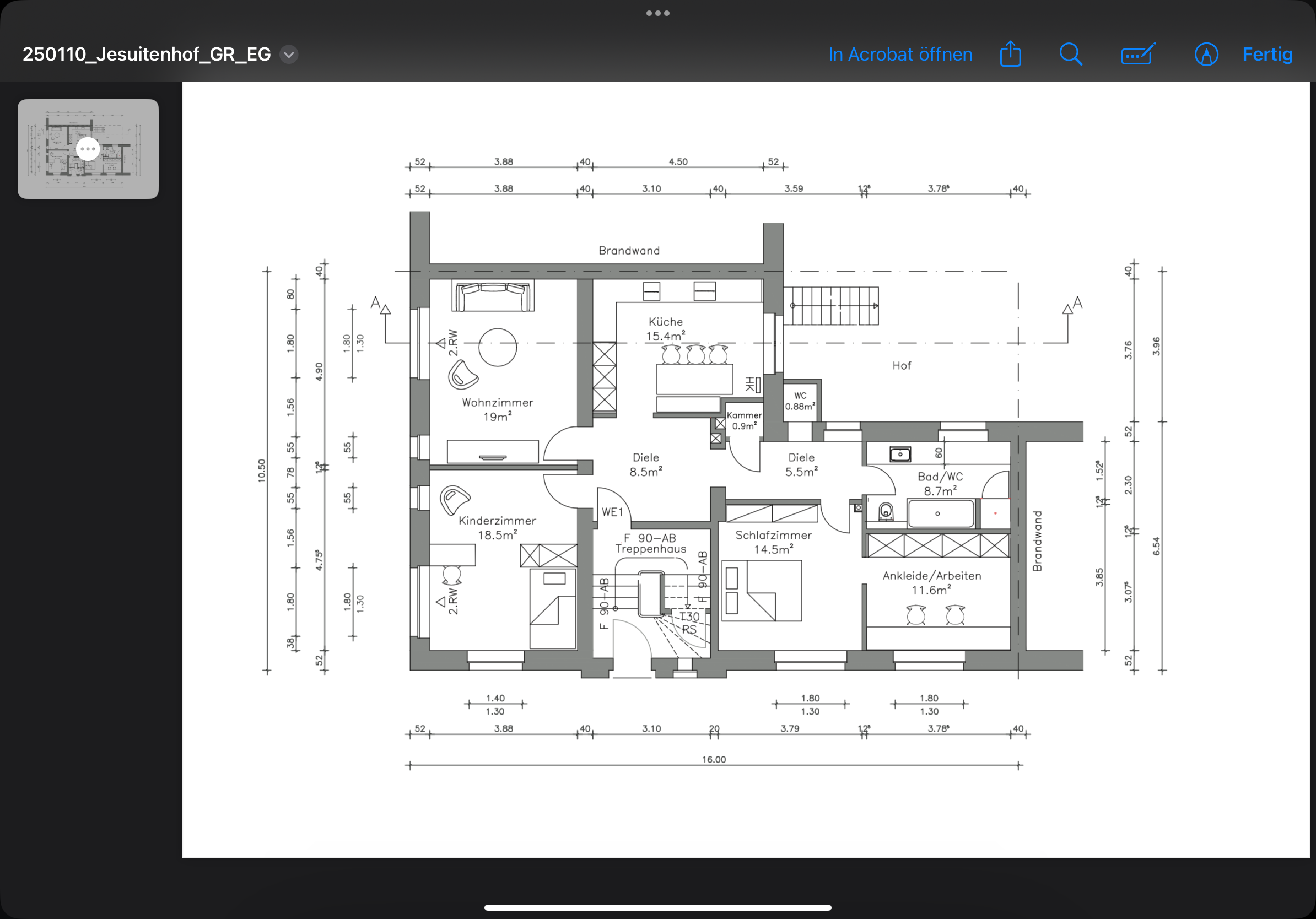 Wohnung zur Miete 1.380 € 4 Zimmer 1.<br/>Geschoss ab sofort<br/>Verfügbarkeit Jesuitenhof 7 Innenstadt Neuss 41460