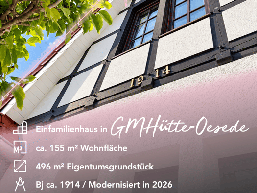 Einfamilienhaus zum Kauf 428.000 € 6 Zimmer 155 m² 496 m² Grundstück Kruseweg 2 Oesede Georgsmarienhütte 49124