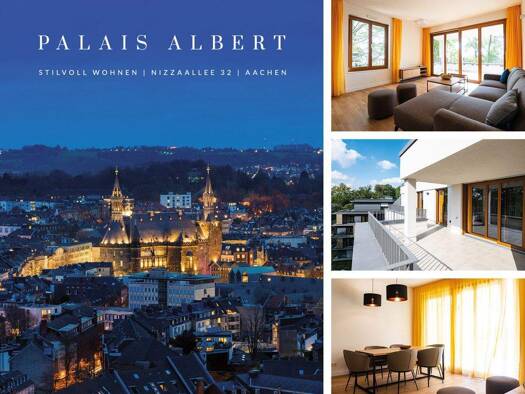 Wohnung zur Miete - Erstbezug 2.450 € 4 Zimmer 132 m² EG frei ab 01.05.2026 Nizzaallee 32 Aachen 52072