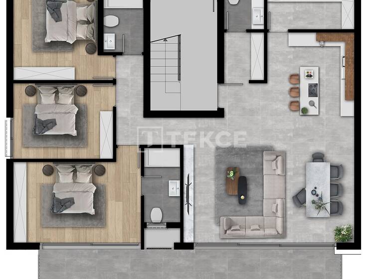 Studio zum Kauf 218.000 € 4 Zimmer 164 m² EG Iskele 99680