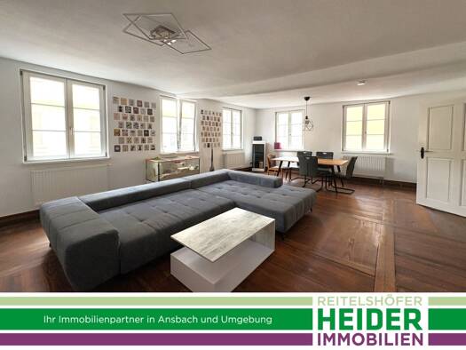 Wohnung zur Miete 600 € 2 Zimmer 72,9 m² Ansbach 91522