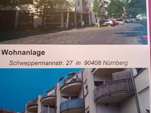 Wohnung zur Miete 370 € 1 Zimmer 25,3 m² Geschoss 1/3 frei ab sofort Gärten h d Veste Nürnberg 90408