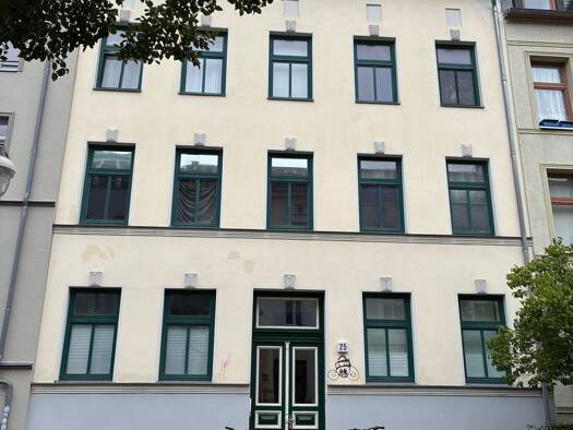 Wohnung zur Miete 600 € 2 Zimmer 43 m² 1. Geschoss frei ab 01.10.2026 Feldstr. 25 Kröpeliner Tor-Vorstadt Mitte 18057